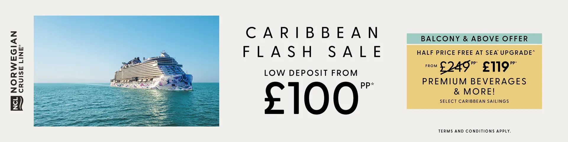NCL Caribbean Flash Sale